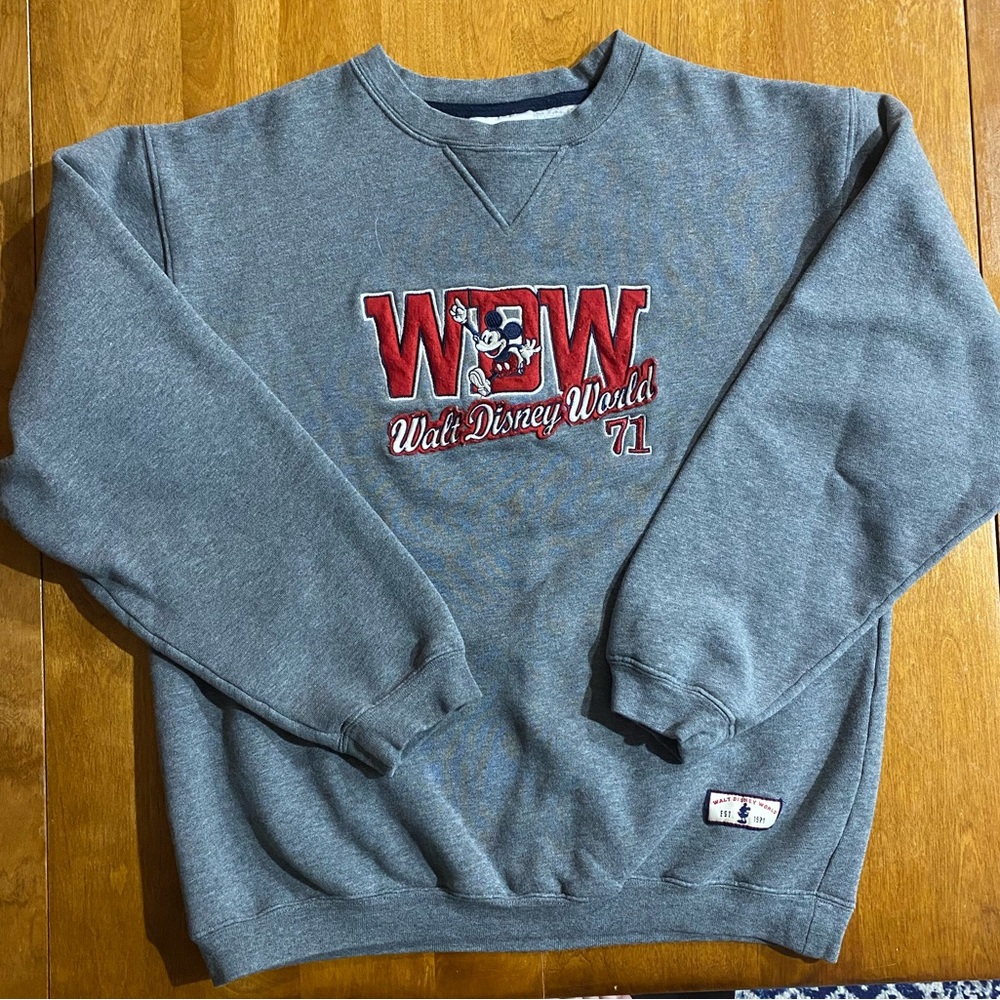 70s Walt Disney World Mickey Mouse Crewneck
